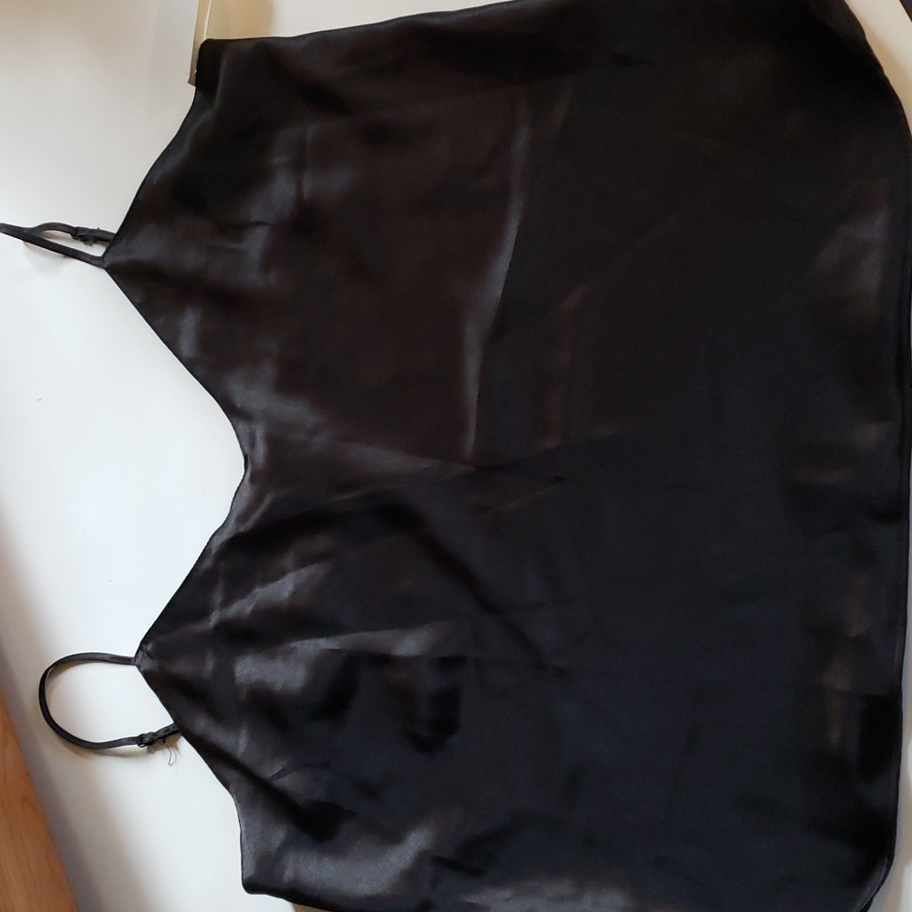 Satiny Black Camisole